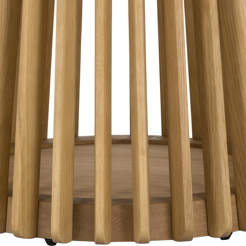 Armen Living - Pasadena 47in Wood Round Dining Table in Natural Oak Finish - LCPARDDINAT veiw 4