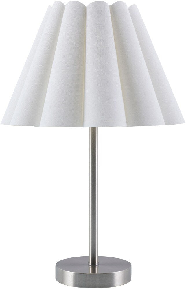 Livabliss - Leynar Accent Table Lamp - Metallic - Nickel - LEY-006 veiw 1