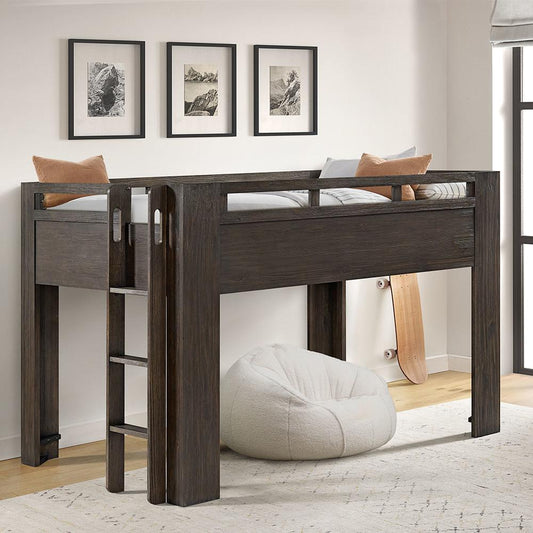 Westwood Design - Bello Full Low Loft Bed | Cocoa - BO-LL-8526FL-COC veiw 2