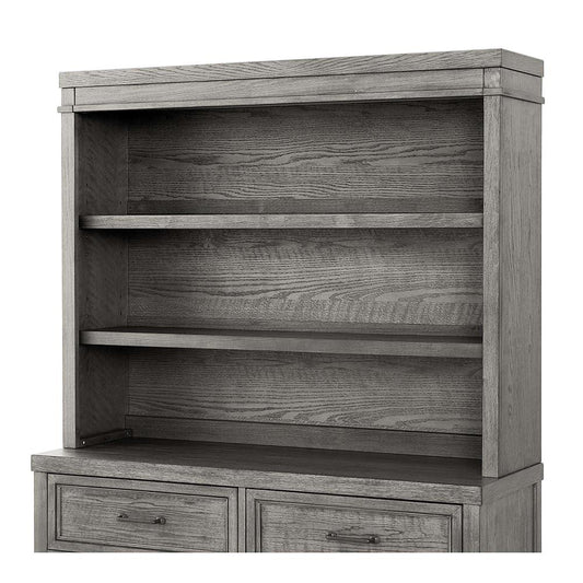 Westwood Design - Foundry Hutch/Bookcase | Brushed Pewter - FN-HU-2703CB-BPT veiw 2