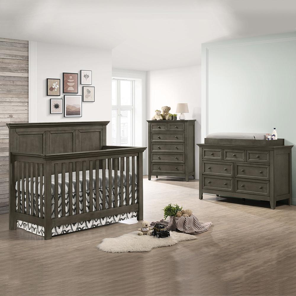 Westwood Design - San Mateo Convertible Crib | Gray - SM-CR-4301NR-GRY veiw 3