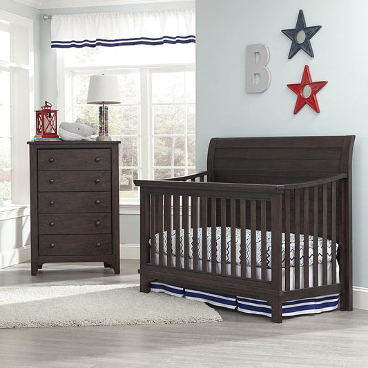 Westwood Design - Taylor Convertible Crib | River Rock - TL-CR-8701NR-RR veiw 2