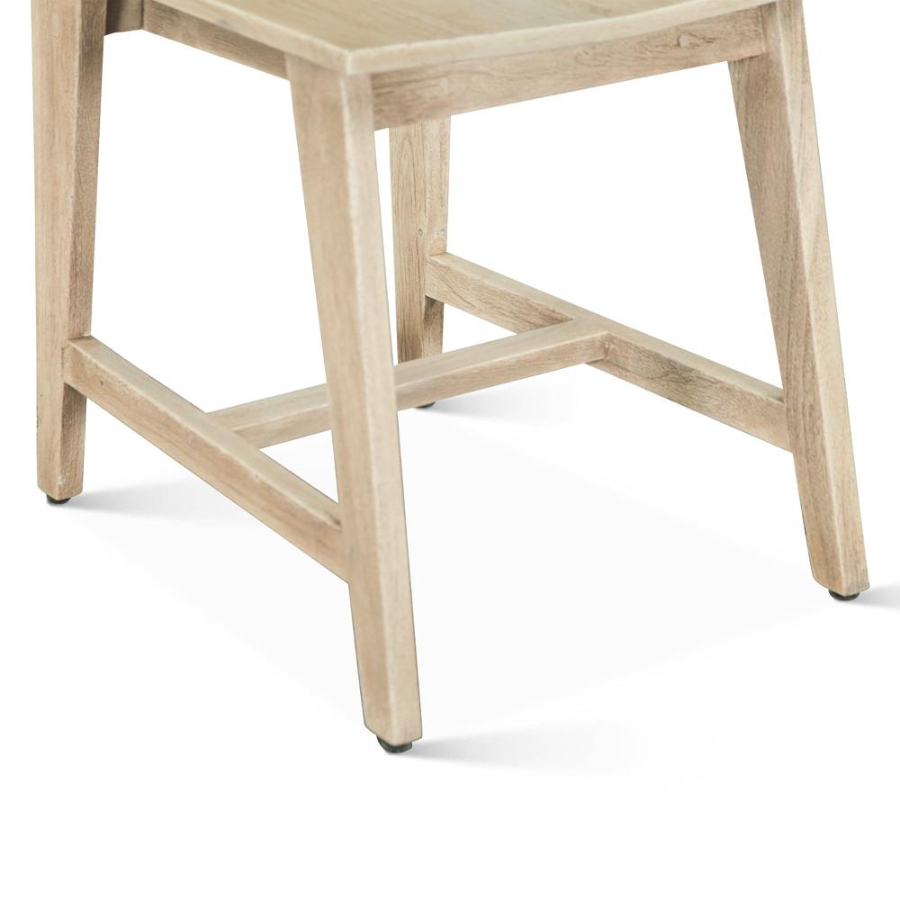 World Interiors - Acadia Dining Chair : World Interiors - Acadia Dining Chair in Oat - ZWACADCO2_CLOSEOUT veiw 7