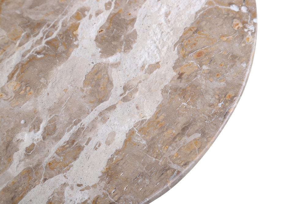 World Interiors - Glacier 18" Accent Table : World Interiors - Glacier 18" Accent Table with Capri Beige Marble - ZWGLAST18CB veiw 7