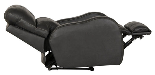 Catnapper - Angelo Power Headrest Power Lay Flat Recliner in Gunmetal - 64460-7/1273-58/3073-58 veiw 2