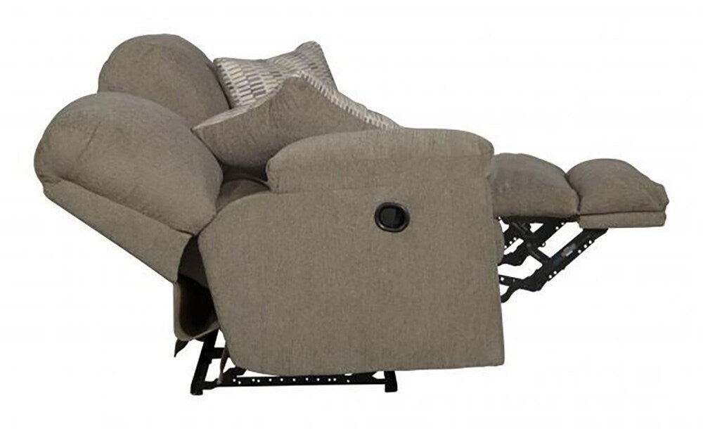 Catnapper - Tyler Reclining Loveseat in Pewter/Barley - 1062/1710-28/2648-28 veiw 3