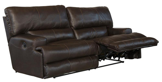 Catnapper - Wembley Power Headrest Power Lay Flat Reclining Sofa in Chocolate - 64581128309308309 veiw 2