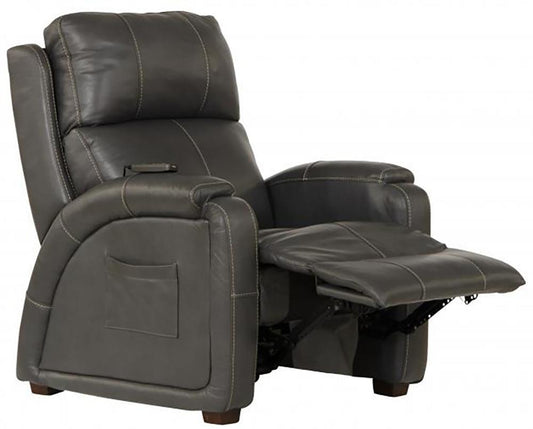 Catnapper - Reliever Power Headrest Power Lay Flat Recliner w/CR3 Heat/Massage/Lumbar/Zero Gravity in Gunmetal - 764795-7/1273-58/3073-58 veiw 2