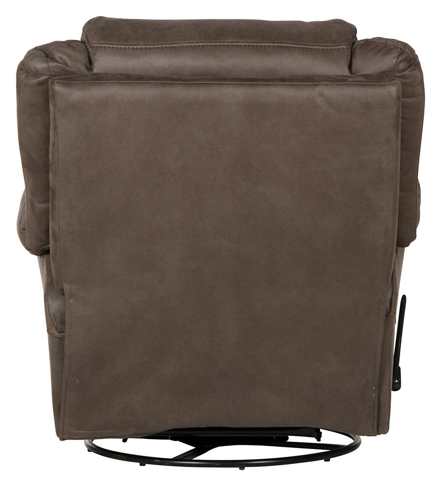 Catnapper - Cole Chaise Swivel Glider Recliner in Charcoal - 4566-5/1153-18/1253-18 veiw 3