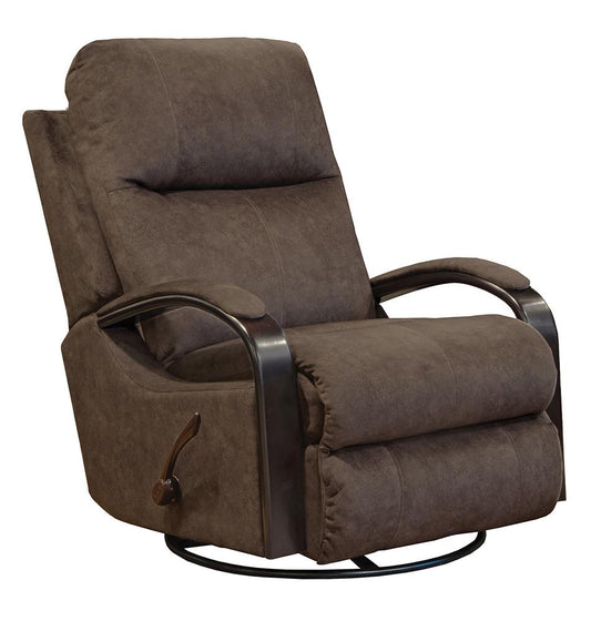 Catnapper - Niles Swivel Glider Recliner in Chocolate - 4703-5/2792-29 veiw 2