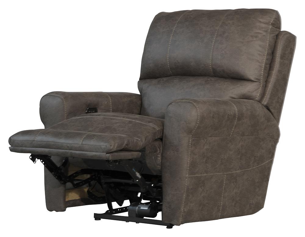 Catnapper - Maddie Power Wall Hugger Recliner w/USB Port in Ash - 647534130456330456 veiw 1