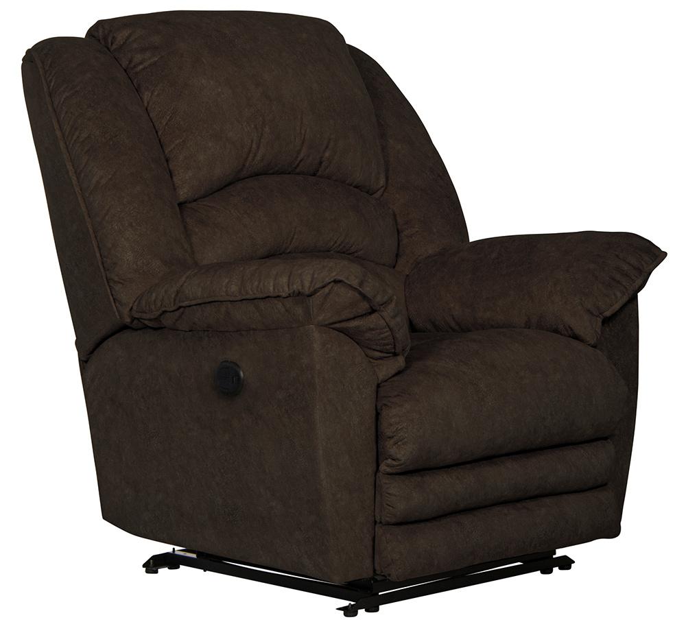 Catnapper - Rialto Power Lay Flat Recliner w/X-tra Comfort Footrest in Chocolate - 647757162829 veiw 1