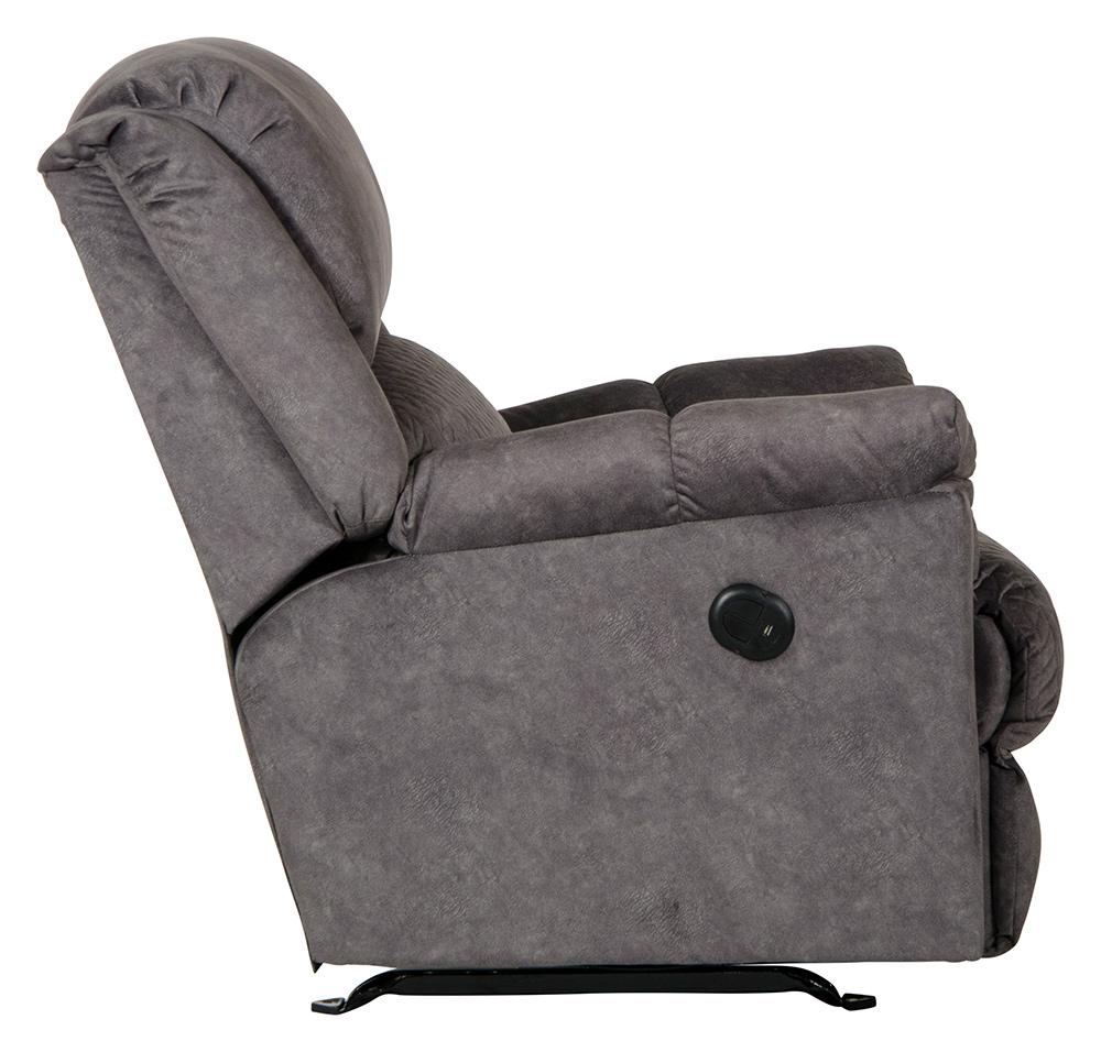 Catnapper - Malloy Power Rocker Recliner in Graphite - 64785-2/1792-28/2792-28 veiw 4