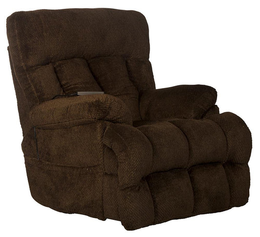 Catnapper - Sterling Power Headrest w/Lumbar Power Lay Flat Recliner w/Dual Heat & Massage in Chocolate - 764788-7/1804-39 veiw 2