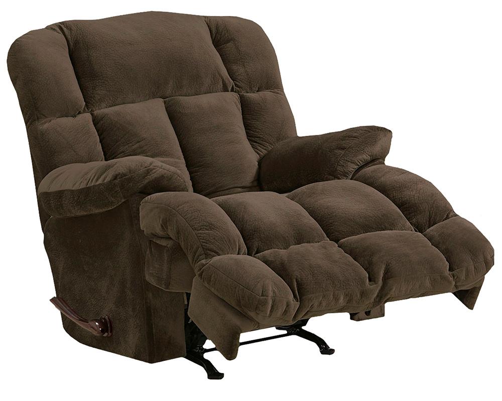 Catnapper - Cloud 12 Chaise Rocker Recliner in Chocolate - 65412233409 veiw 1