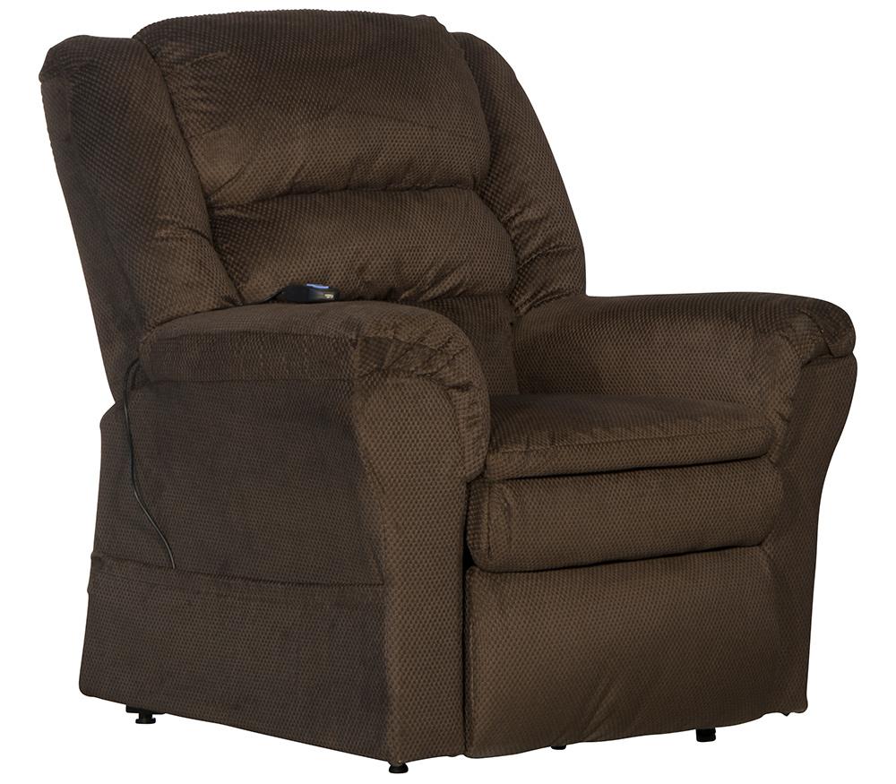 Catnapper - Preston Power Lift Recliner w/Pillowtop Seat in Mocha - 4850214829 veiw 1
