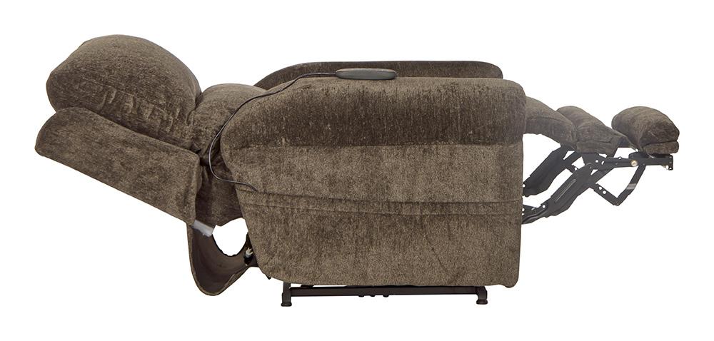 Catnapper - Warner Power Headrest w/Lumbar Power Lift Lay Flat Recliner w/Dual Motor & Extended Ottoman in Tiger's Eye - 764862/1724-38 veiw 3