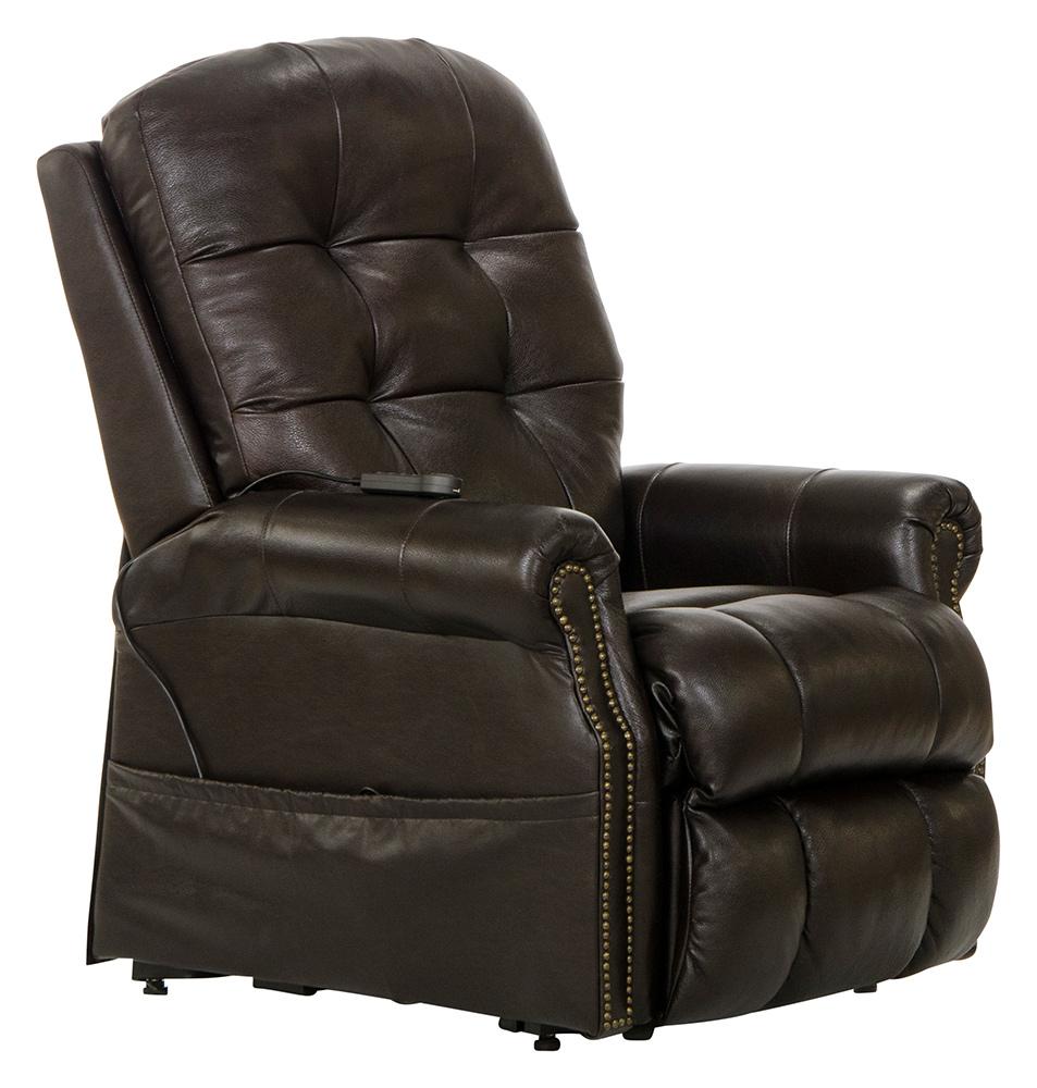 Catnapper - Madison Power Lift Lay Flat Recliner w/Heat & Massage in Chocolate - 48911283930839 veiw 1