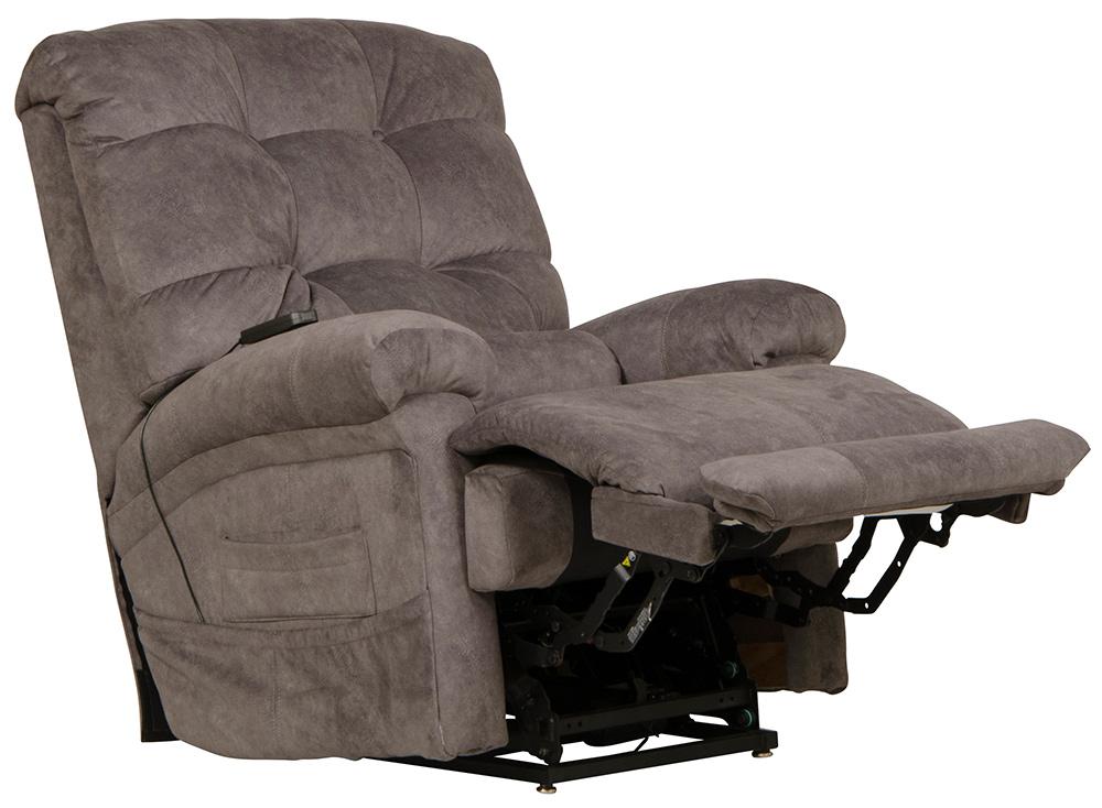 Catnapper - Longevity Power Lift Lay Flat Recliner w/Dual Motor/ Extended Ottoman/Trendelenburg Recline/ Heat/Massage in Graphite - 4892179228279228 veiw 1