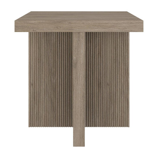 Hudson & Canal - Boden 22in Wide Square Side Table in Antiqued Gray Oak - ST2253 veiw 2