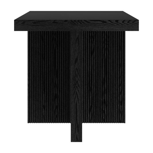 Hudson & Canal - Boden 22in Wide Square Side Table in Black Grain - ST2251 veiw 2