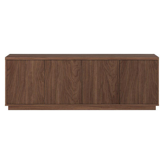 Hudson & Canal - Hanson Rectangular TV Stand for TVs up to 75in in Satin Walnut - TV2281 veiw 2