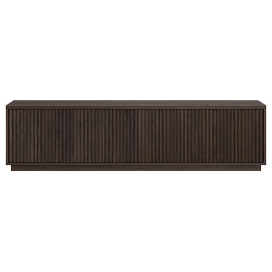 Hudson & Canal - Hanson Rectangular TV Stand for TVs up to 85in in Alder Brown - TV2211 veiw 2
