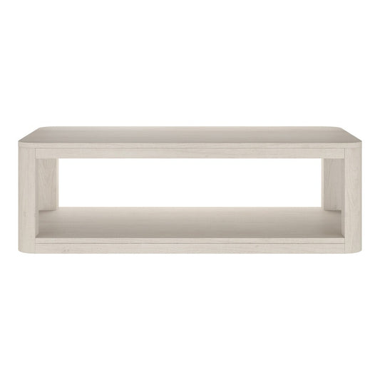 Hudson & Canal - Stellan 47in Wide Rectangular Coffee Table in Alder White - CT2196 veiw 2
