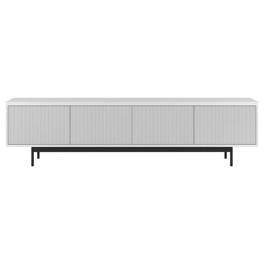 Hudson & Canal - Whitman Rectangular TV Stand for TVs up to 85in in White - TV2186 veiw 2