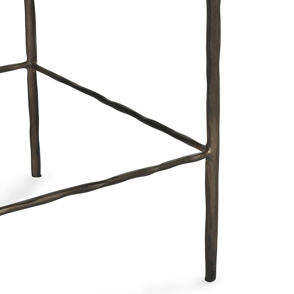 Classic Home - Bose 26in Top Grain Leather Counter Stool In Chestnut Brown - 53002006 veiw 4