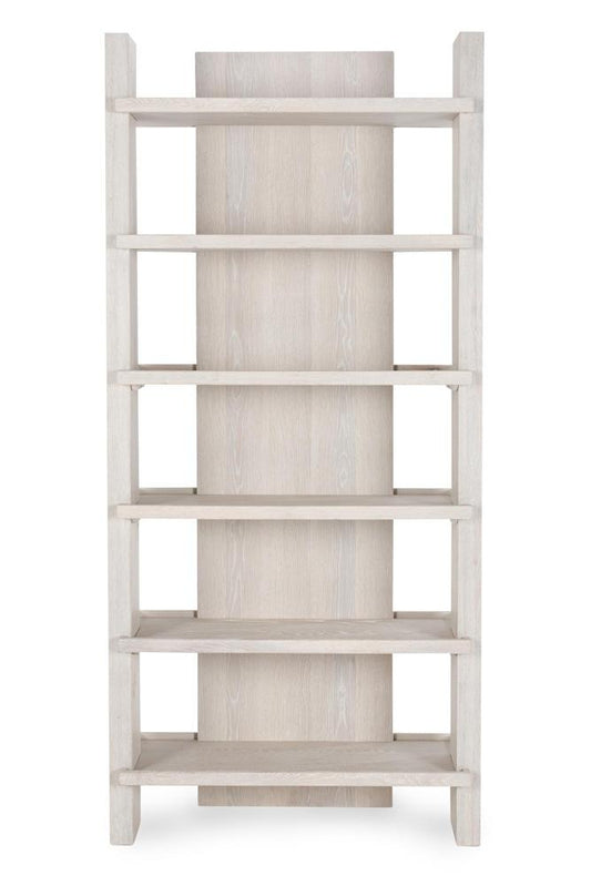 Classic Home - Doku 6 Shelf Oak Veneer White Wash Bookshelf - 52004093 veiw 2