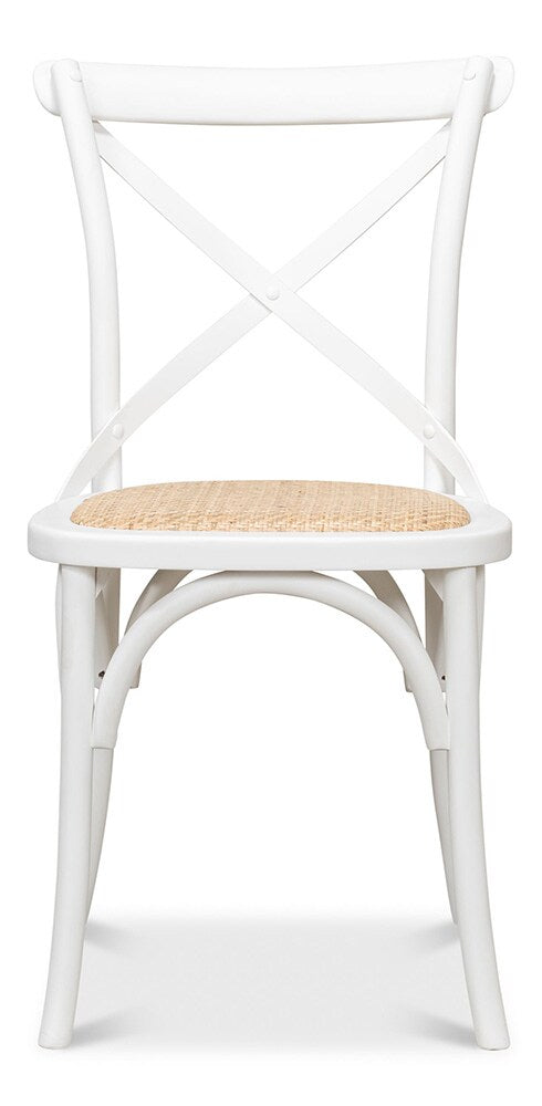 Sarreid Ltd - Tuileries Side Chair, White (Set of 2) - 53704 veiw 2