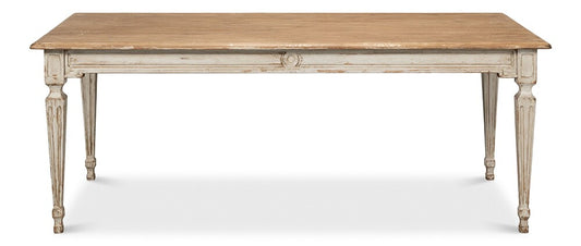 Sarreid Ltd - Elise Dining Table - Grey - 53272 veiw 2