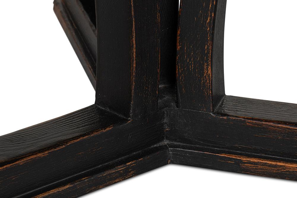 Sarreid Ltd - Flying Buttress Dining Table,Ant. Black - 53057-5 veiw 12