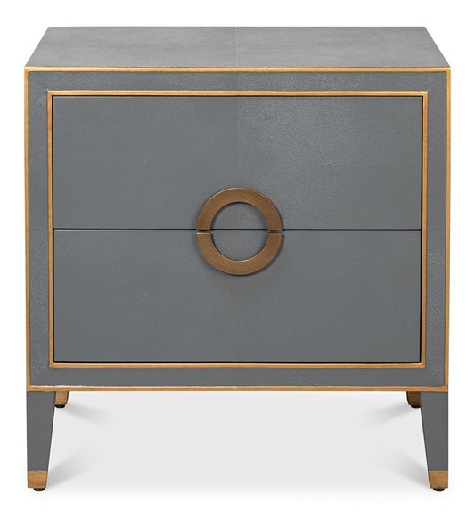 Sarreid Ltd - Gabriella Night Stand, Quiet Shade - 54001-1 veiw 2