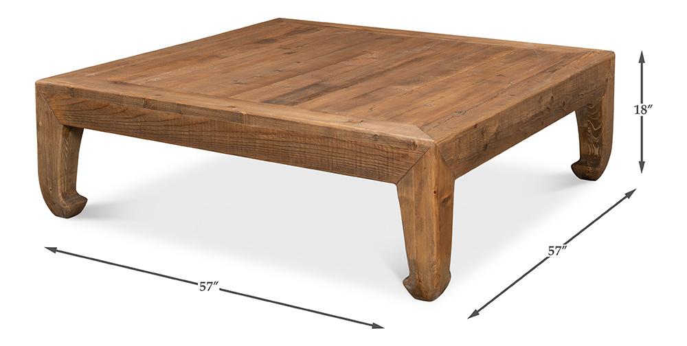 Sarreid Ltd - Classic Chinese Coffee Table - Tan - 30083 veiw 12