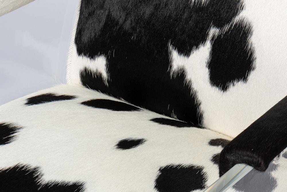 Sarreid Ltd - Holloway Armchair, Black & White - 54081 veiw 12