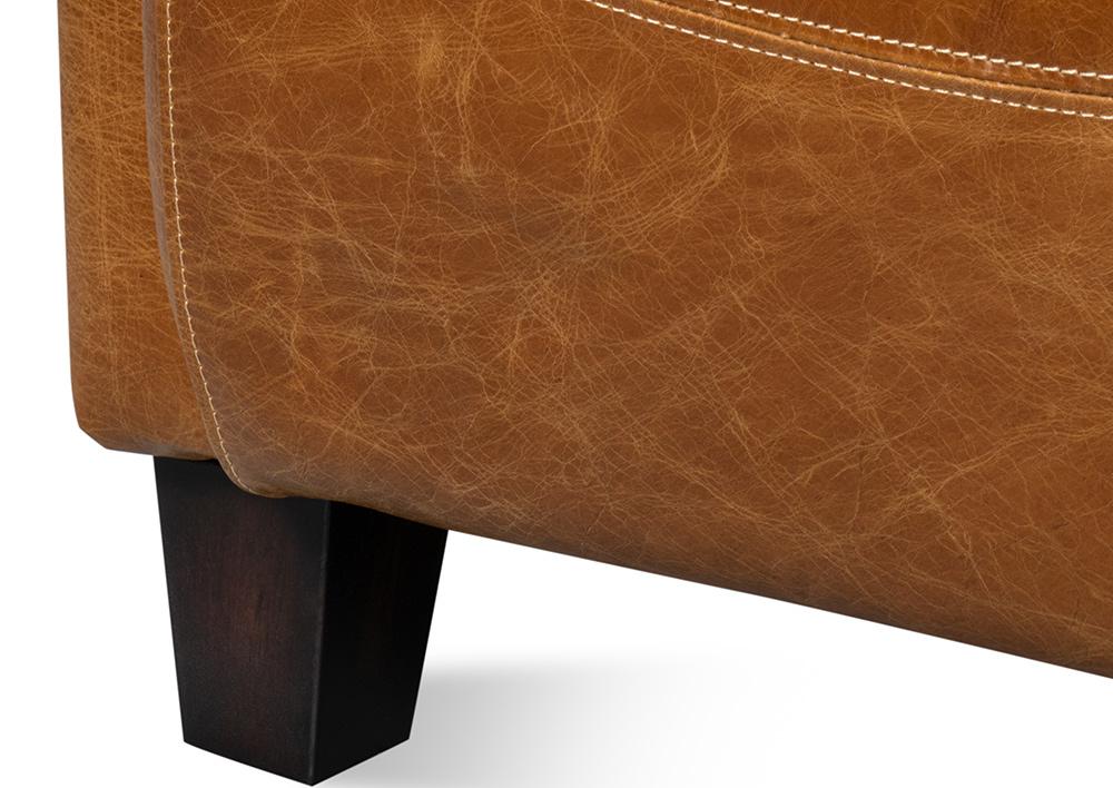 Sarreid Ltd - Mandy Arm Chair, Cuba Brown - 54126 veiw 12