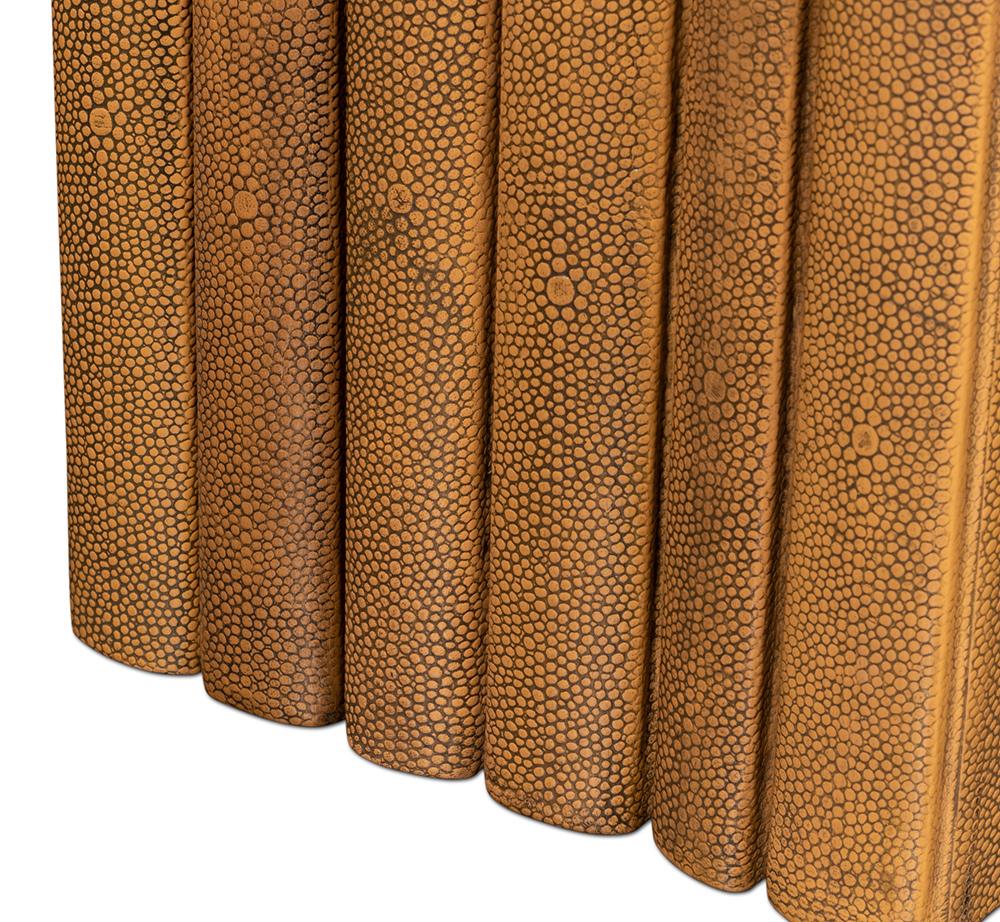 Sarreid Ltd - Shagreen Books, Set Of 12, Tawny Brown - 54077-5 veiw 10