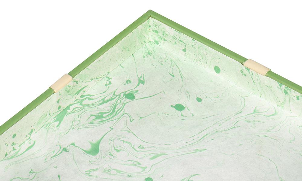 Sarreid Ltd - Ferrell Leather Holiday Boxes,S/3,Green - 54028 veiw 9