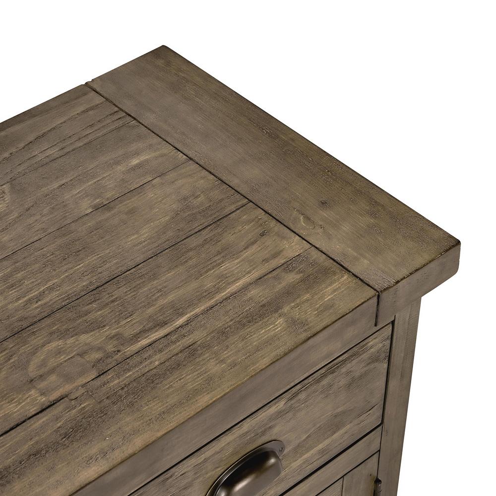 Kosas Home - Caleb Reclaimed Pine 4 Drawer 4 Door Sideboard in Brown - 52003805 veiw 6