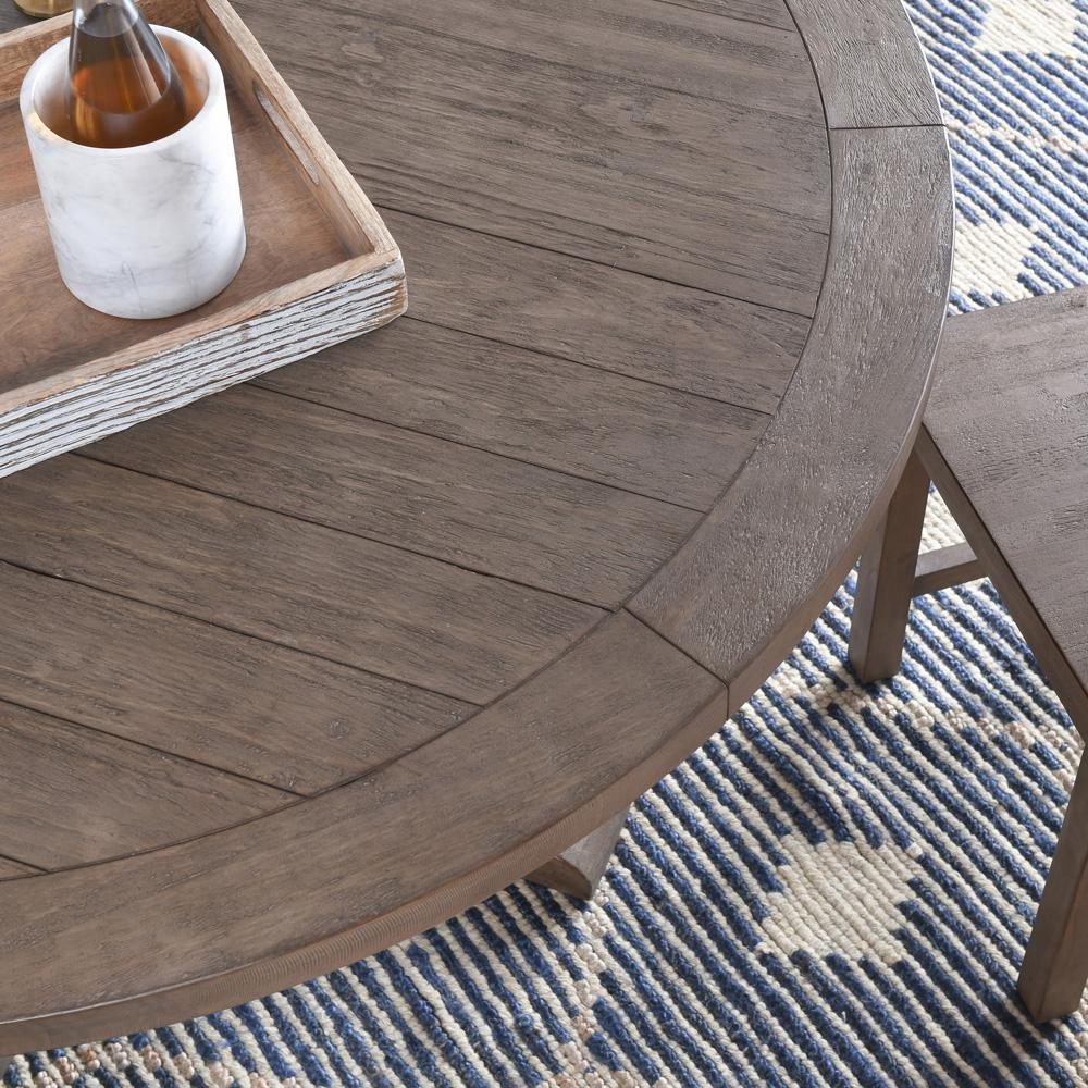 Kosas Home - Caleb Reclaimed Pine Round Dining Table in Brown - 51030183 veiw 6