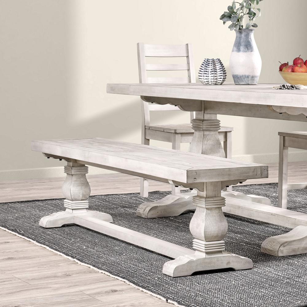 Kosas Home - Caleb 66in Bench Nordic Ivory - 53004464 veiw 6
