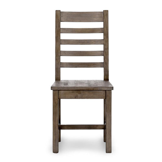 Kosas Home - Caleb Reclaimed Pine Wood Dining Chair Distressed Brown Set of 2 - 53051679 veiw 2