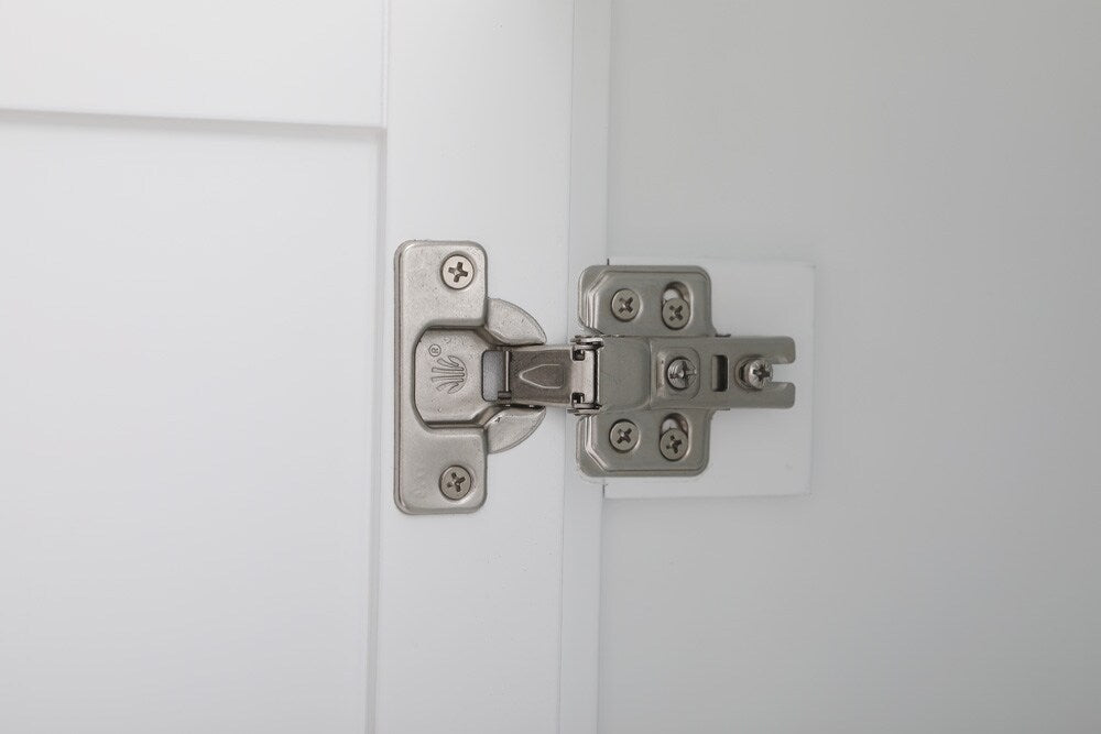 Elegant Furniture & Lighting - Adian 20 Inch Wide Bathroom Linen Storage Freestanding Cabinet In White - SC012065WH veiw 7