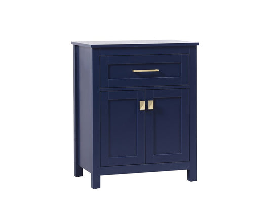 Elegant Furniture & Lighting - Adian 24 Inch Wide Bathroom Storage Freestanding Cabinet In Blue - SC012430BL veiw 2