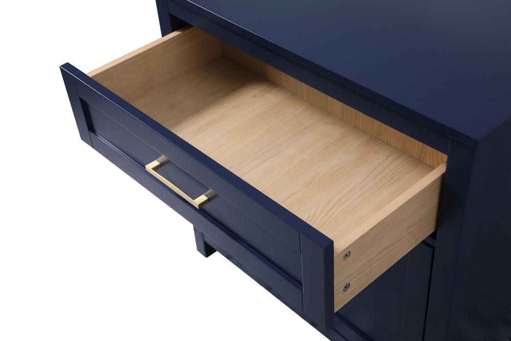 Elegant Furniture & Lighting - Adian 30 Inch Wide Bathroom Storage Freestanding Cabinet In Blue - SC013030BL veiw 7