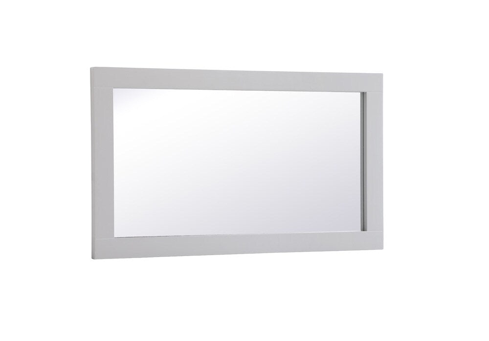 Elegant Furniture & Lighting - Aqua rectangle vanity mirror 18 inch in Grey - VM21832GR veiw 8