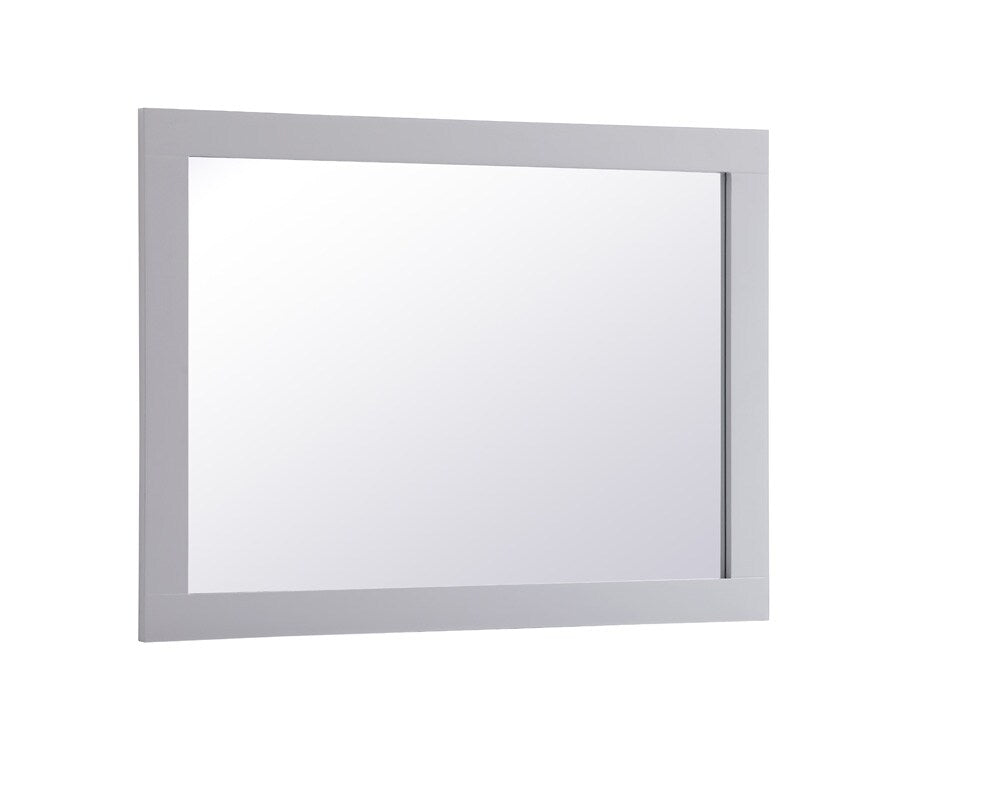 Elegant Furniture & Lighting - Aqua rectangle vanity mirror 27 inch in Grey - VM22736GR veiw 8