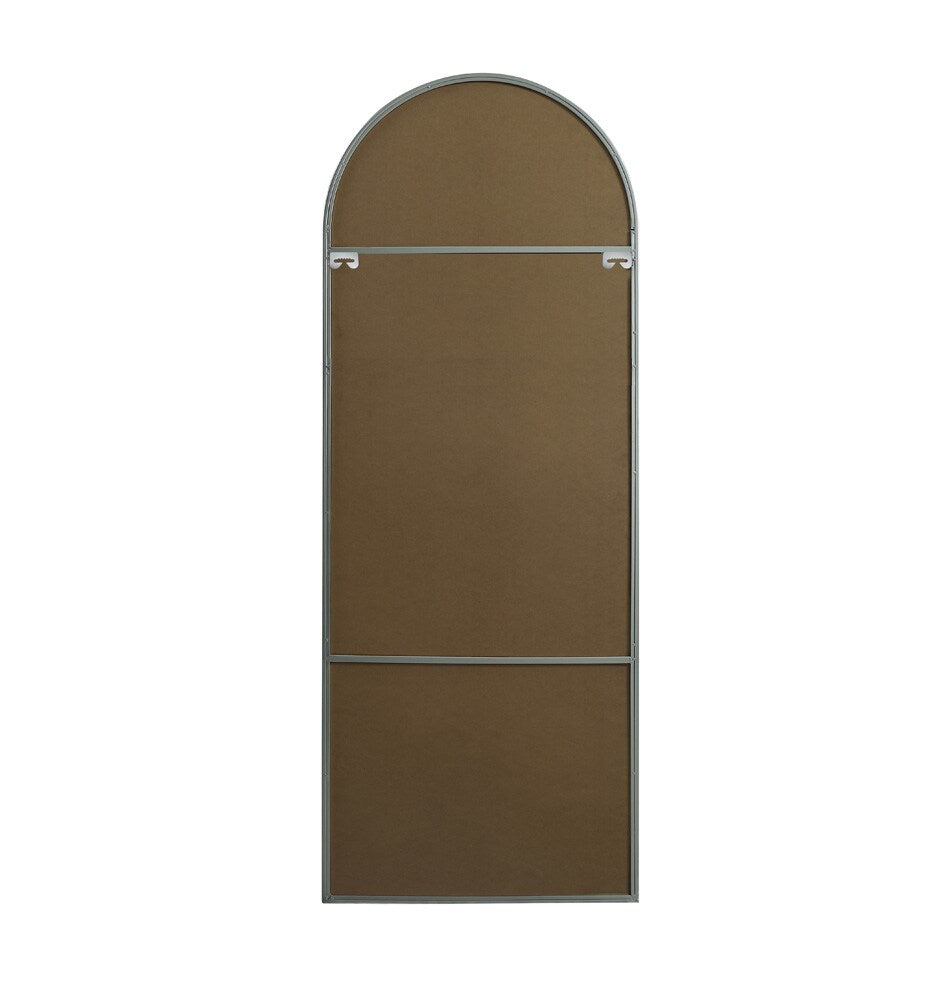 Elegant Furniture & Lighting - Ayra Metal Frame Arch Full Length Mirror 28x74 Inch in Silver - MR1A2874SIL veiw 8
